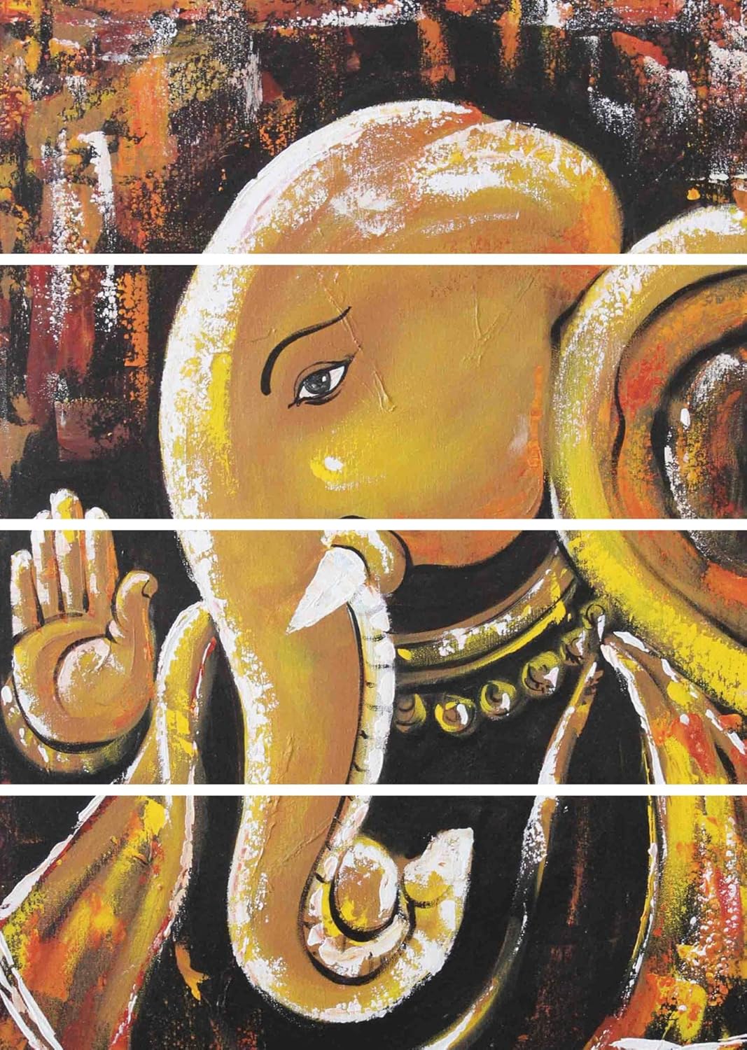 inep-b0bbpf7c6c-ganesha-groove_-framed-wall-art-quartet---side-view-highlighting-the-6mm-wooden-mdf-thickness-and-hooks.jpg